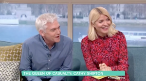 Holly Willoughby and Phillip Schofield interview Cathy Shipton