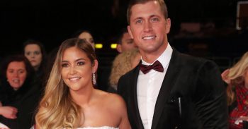 Jacqueline Jossa and DAn Osborne at the NTAS=s