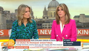 Charlotte Hawkins and Kate Garraway on GMB