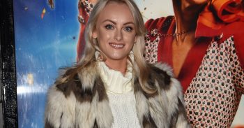 Katie McGlynn at the Annie Press Night at The Opera house Theatre Manchester