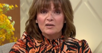 Lorraine Kelly on her talk show