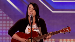 Lucy Spraggan on The X Factor in 2012