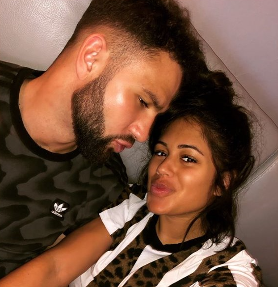 Malin with ex-boyfriend Tom Kemp 