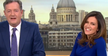 Piers Morgan and Susanna Reid on GMB