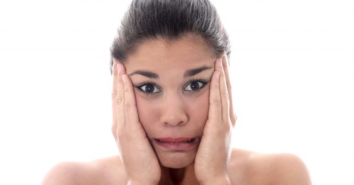Shocked woman