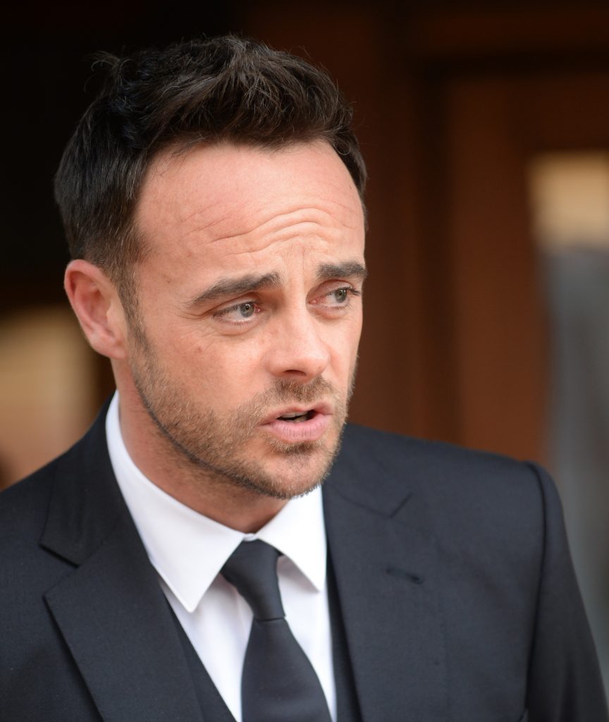 Ant McPartlin was banned from driving for 20 months 