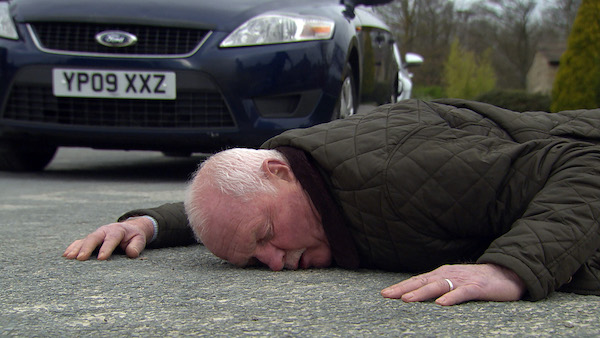 Pollard victim of the crash in Emmerdale 