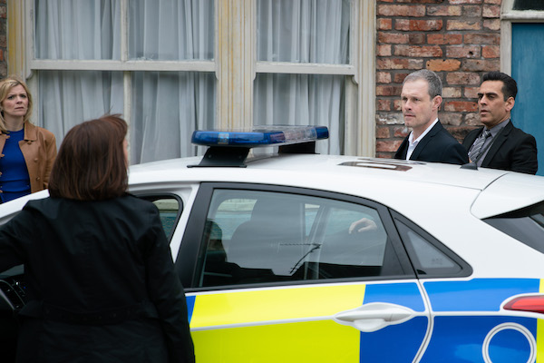 Nick arrested in Coronation Street 