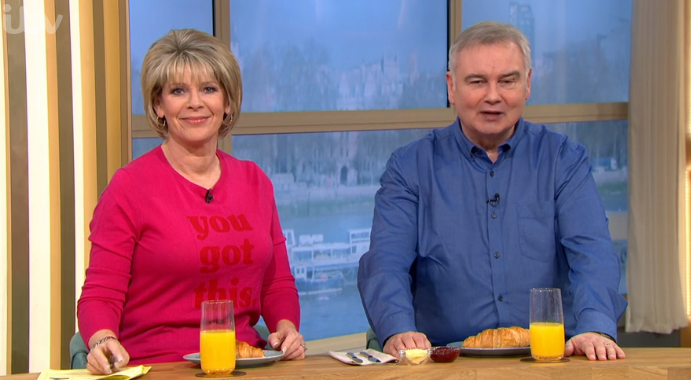 Ruth Eamonn This Morning Sunday Credit: ITV