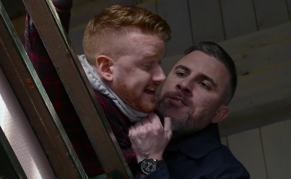 Gary and Rick in Coronation Street 
