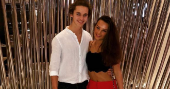 Joe-Warren Plant Emmerdale's Jacob Gallagher and girlfriend Nicole Hadlow Credit: Instagram/Joe Plant