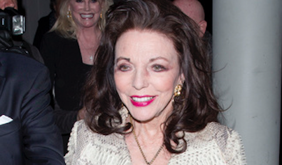 Dame Joan Collins and her husband Percy were sen leaving dinner at 'Craigs' Restaurant in West Hollywood, CA Pictured: Percy Gibson,Joan Collins Ref: SPL5074218 230319 NON-EXCLUSIVE Picture by: SPW / SplashNews.com Splash News and Pictures Los Angeles: 310-821-2666 New York: 212-619-2666 London: 0207 644 7656 Milan: 02 4399 8577 photodesk@splashnews.com World Rights