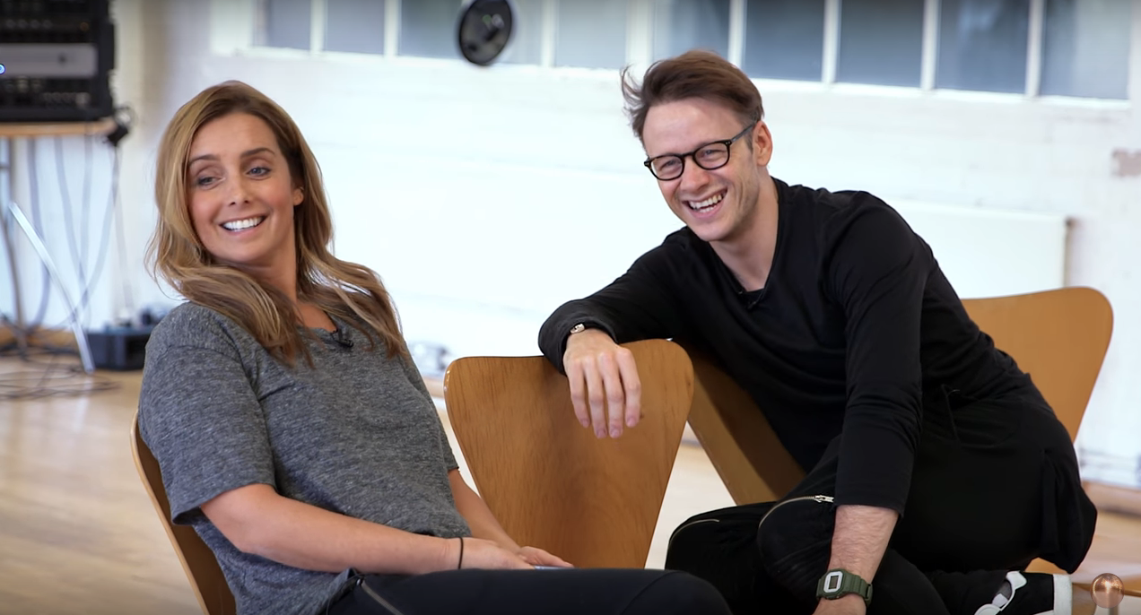Louise Redknapp and Kevin Clifton on Strictly Come Dancing
