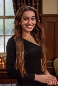 Shila Iqbal as Aiesha Richards in Emmerdale