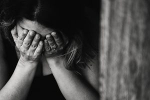 Woman sad