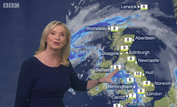 BBC Breakfast Carol Kirkwood