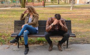 Couple on bench