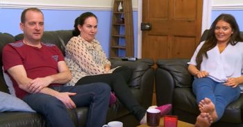 Scarlett Moffatt and fam on Gogglebox