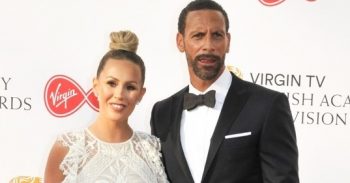 Kate Wright and Rio Ferdinand