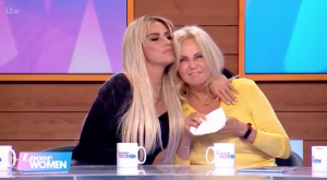 Katie Price and sick mum Amy ITV