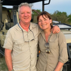 Lorraine Kelly and husband Steve