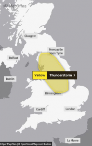 Met Offic weather warning