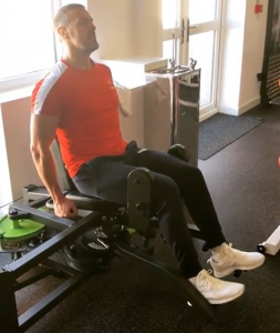Paddy in the gym