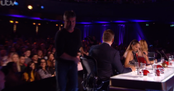 Simon Cowell storms off BGT