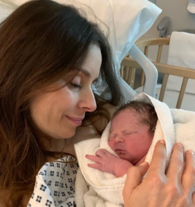 Tana Ramsay with new son Oscar