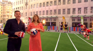 Matt Baker and Alex Jones on The One Show