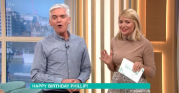 Phillip Schofield and Holly Willoughby on This Morning