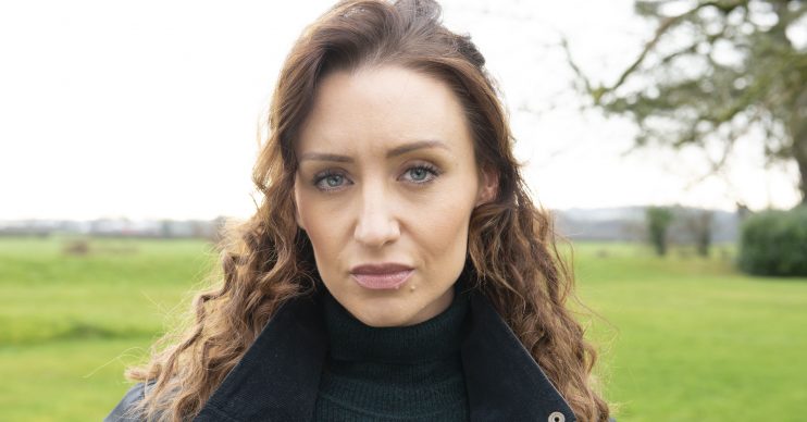 Sara (Catherine Tyldesley). Profile. Outside house Credit: Channel 5