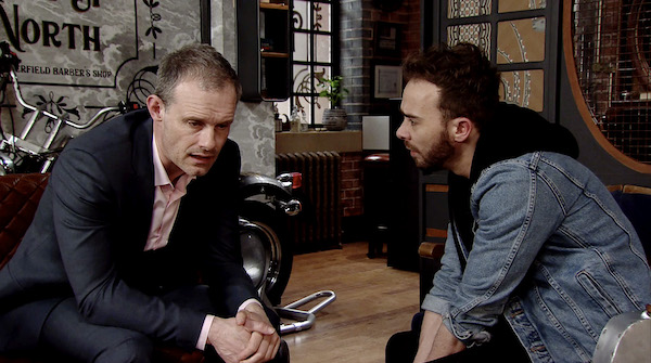 Nick explained David's epilepsy in last night's Coronation Street (Credit: ITV)