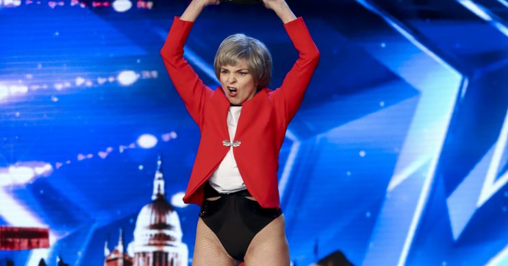 BGT Theresa May impersonator
