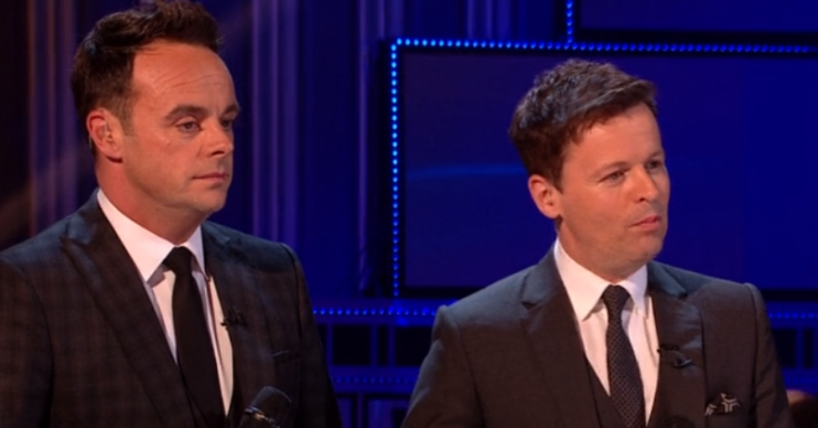 Ant McPartlin and Dec Donnelly on Britain's Got Talent