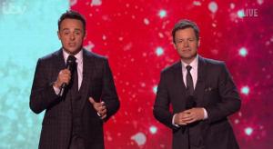Ant McPartlin and Dec Donnelly on Britain's Got Talent