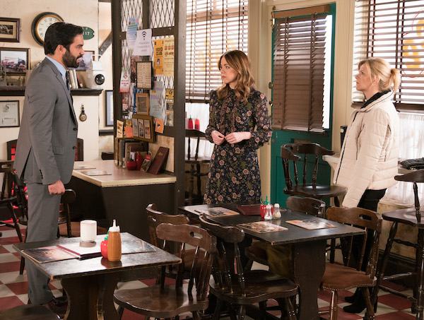 Imran and Toyah in Coronation Street 