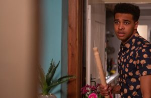 Ellis hit Marlon with a rolling pin Emmerdale 