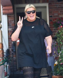 Gemma smiles in LA 