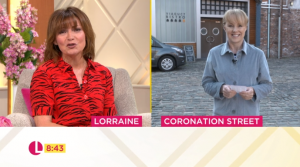 Lorraine Sally Dynevor Credit: ITV