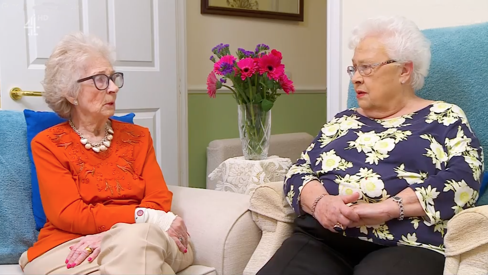 Marina on Gogglebox with Mary Cook