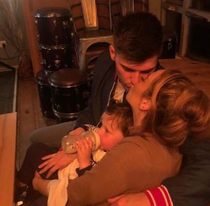 Stephanie Davis and Owen Warner
