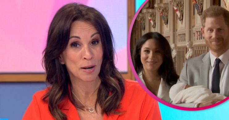 Andrea McLean/Meghan Harry split pic