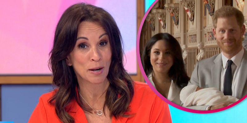 Andrea McLean/Meghan Harry split pic
