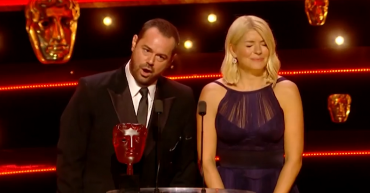Danny Dyer and Holly Willoughby at the BAFTAs