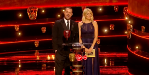 Danny Dyer and Holly Willoughby at the BAFTAs