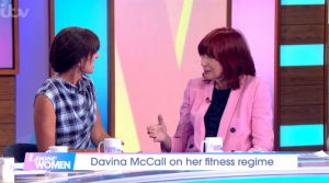 Davina McCall and Janet SP on LW