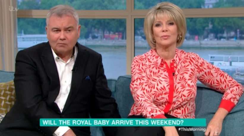 Eamonn Holmes and Ruth Langsford on This Morning