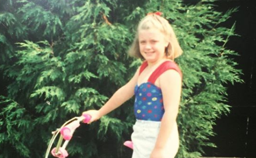 Gemma Collins childhood pic