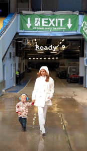 Geri Horner son Monty